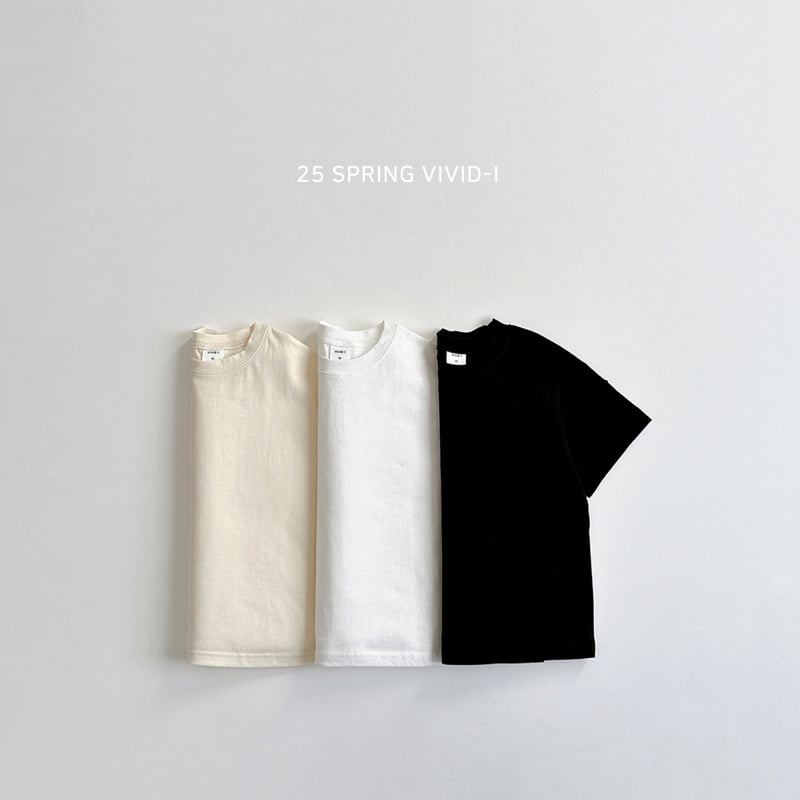 Vivid I - Korean Children Fashion - #designkidswear - Short Sleeve Layered Cotton Tee