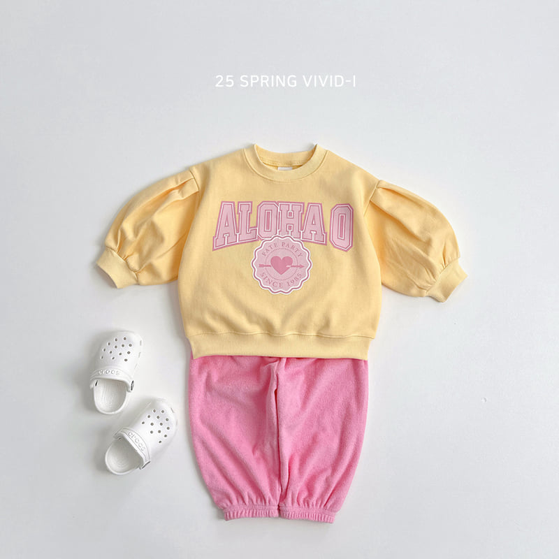 Vivid I - Korean Children Fashion - #designkidswear - Aloha Puff Sweatshirts - 10