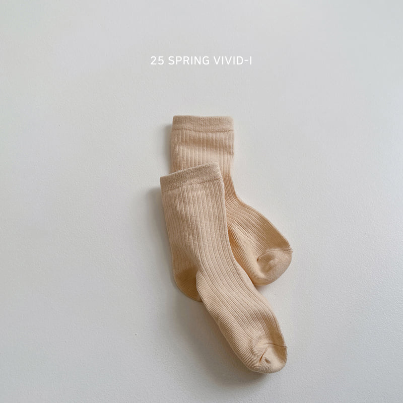 Vivid I - Korean Children Fashion - #designkidswear - Ribbed Socks - 7