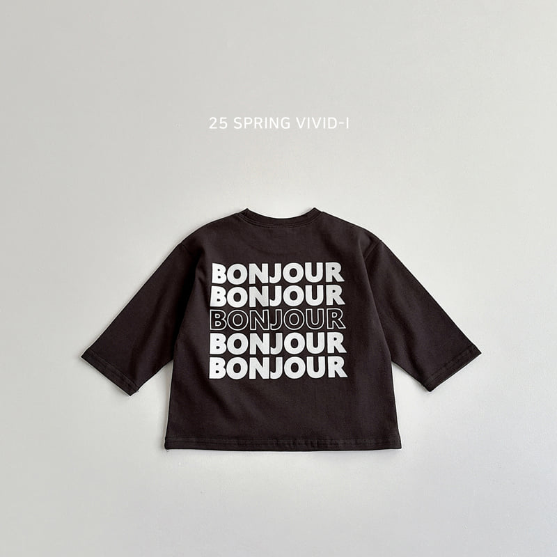 Vivid I - Korean Children Fashion - #designkidswear - Bonjour Single Tee - 12