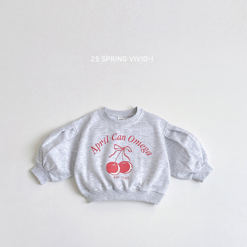 Vivid I - Korean Children Fashion - #childrensboutique - Cherry Crop Sweatshirts - 4