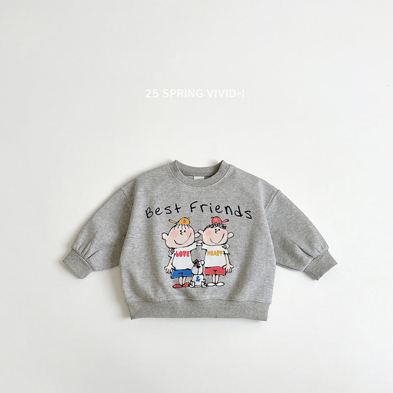 Vivid I - Korean Children Fashion - #discoveringself - Friends Sweatshirts - 6