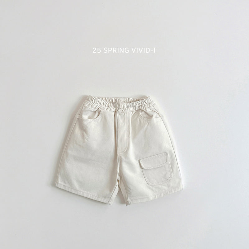 Vivid I - Korean Children Fashion - #designkidswear - Cotton Pocket Shorts - 4