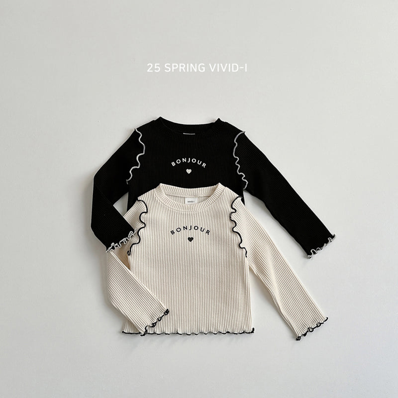 Vivid I - Korean Children Fashion - #discoveringself - Bonjour Wing Tee - 3
