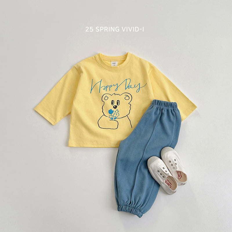 Vivid I - Korean Children Fashion - #discoveringself - Flower Bear Single Tee - 11