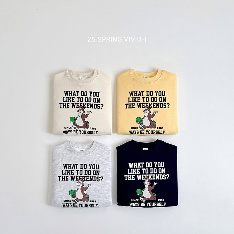Vivid I - Korean Children Fashion - #discoveringself - Bear Skate Sweatshirts - 3