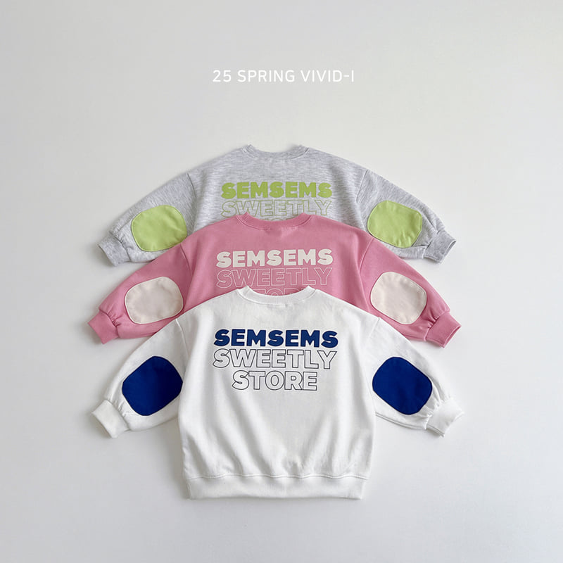Vivid I - Korean Children Fashion - #discoveringself - Color Patch Sweatshirts