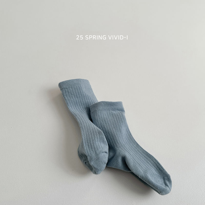 Vivid I - Korean Children Fashion - #discoveringself - Ribbed Socks - 8
