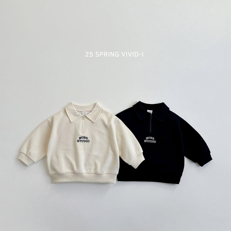 Vivid I - Korean Children Fashion - #fashionkids - Collar Anorak Sweatshirts