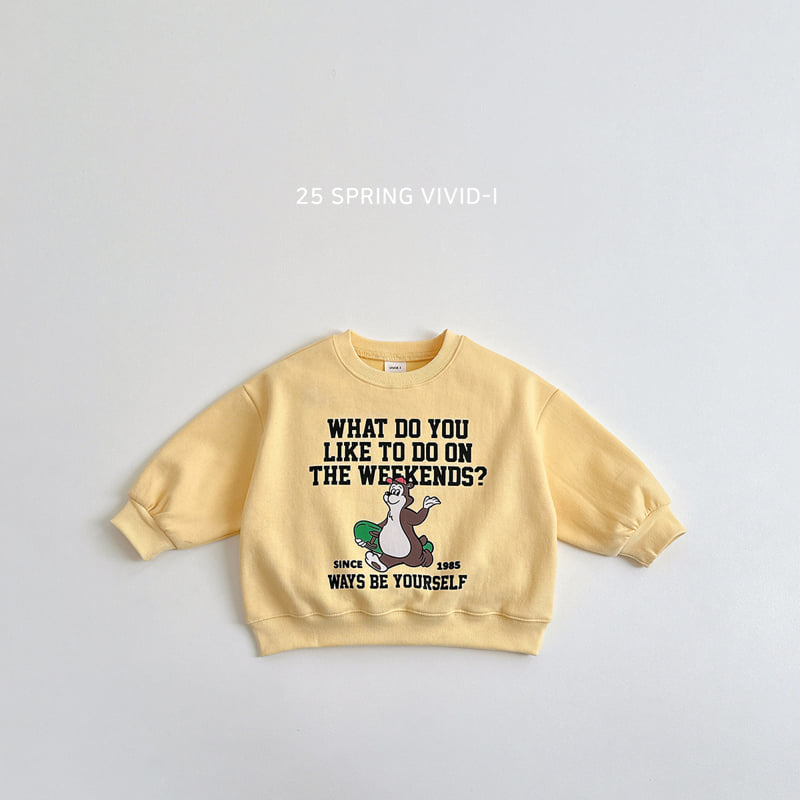 Vivid I - Korean Children Fashion - #discoveringself - Bear Skate Sweatshirts - 4