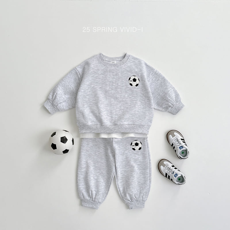 Vivid I - Korean Children Fashion - #discoveringself - Ball Embroidery Top Bottom Set - 4