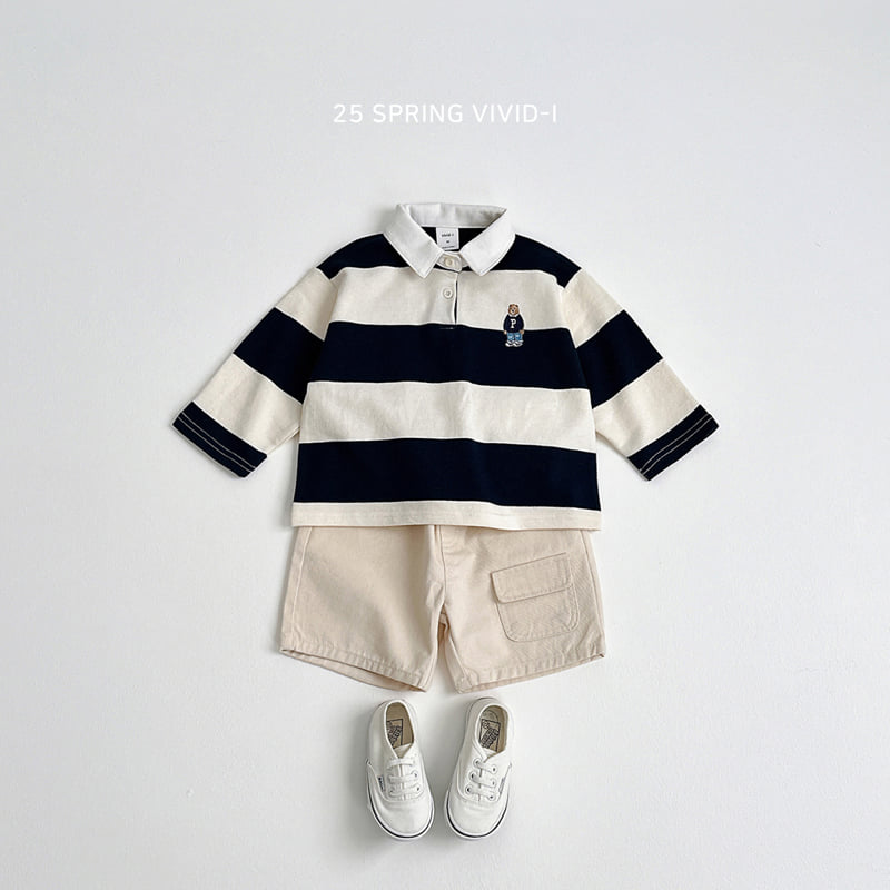 Vivid I - Korean Children Fashion - #kidsshorts - Cotton Pocket Shorts - 6