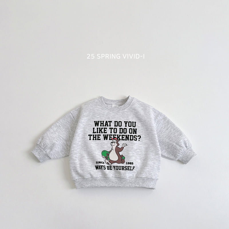 Vivid I - Korean Children Fashion - #kidsshorts - Bear Skate Sweatshirts - 5