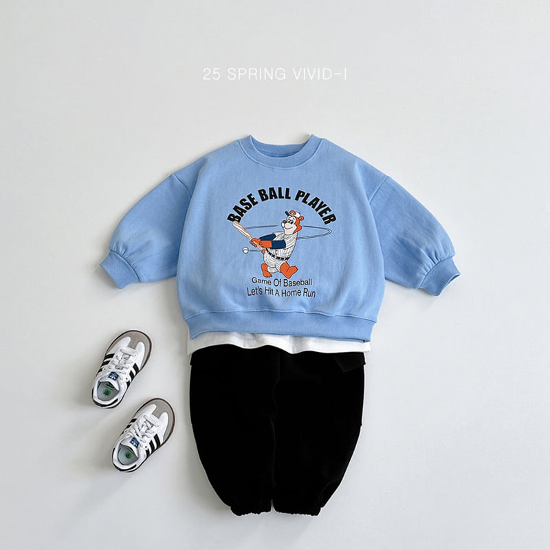 Vivid I - Korean Children Fashion - #kidsshorts - Baseball Bear Top Bottom Set - 12