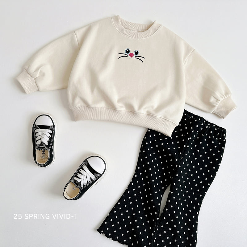 Vivid I - Korean Children Fashion - #kidsshorts - Cat Crop Sweatshirts - 11