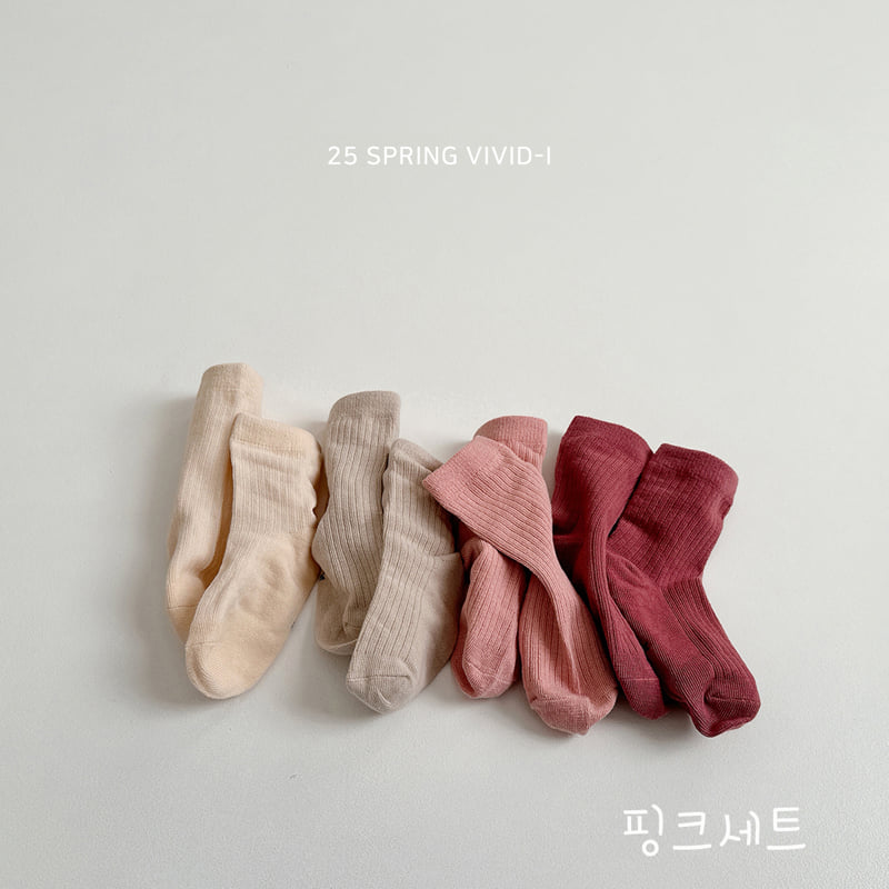 Vivid I - Korean Children Fashion - #kidsshorts - Ribbed Socks - 10