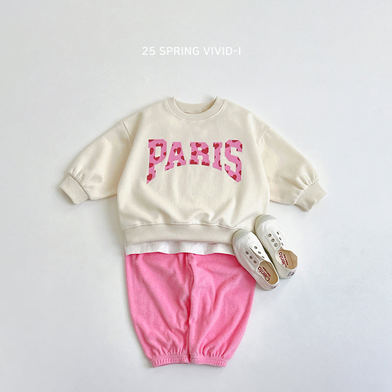 Vivid I - Korean Children Fashion - #kidsshorts - Paris Sweatshirts - 6