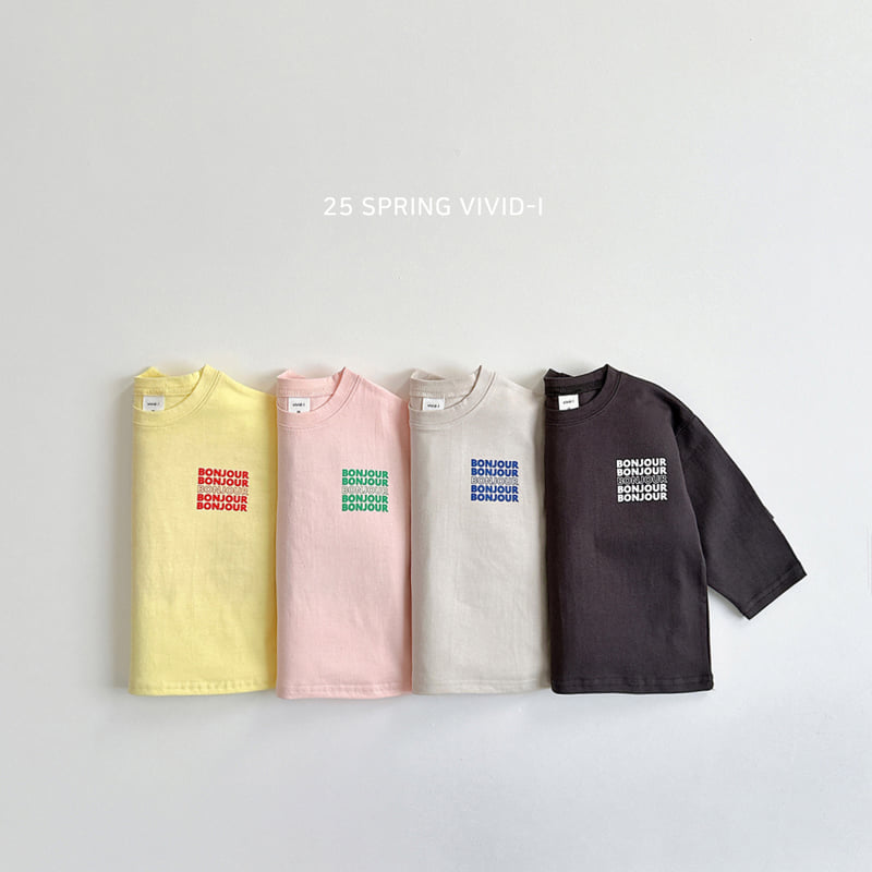 Vivid I - Korean Children Fashion - #kidsshorts - Bonjour Single Tee