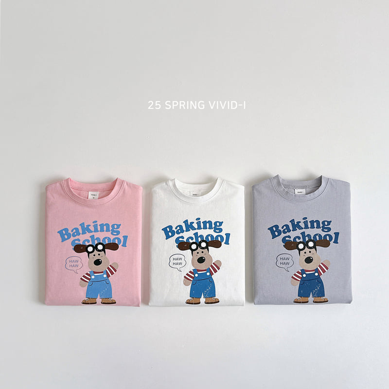 Vivid I - Korean Children Fashion - #kidsshorts - Vintage Dog Tee