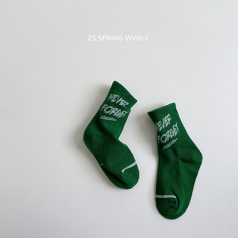 Vivid I - Korean Children Fashion - #kidsstore - Greenie Socks - 9