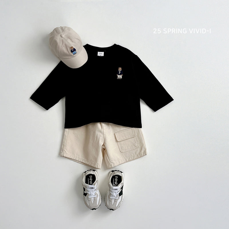 Vivid I - Korean Children Fashion - #kidsstore - Cotton Pocket Shorts - 7