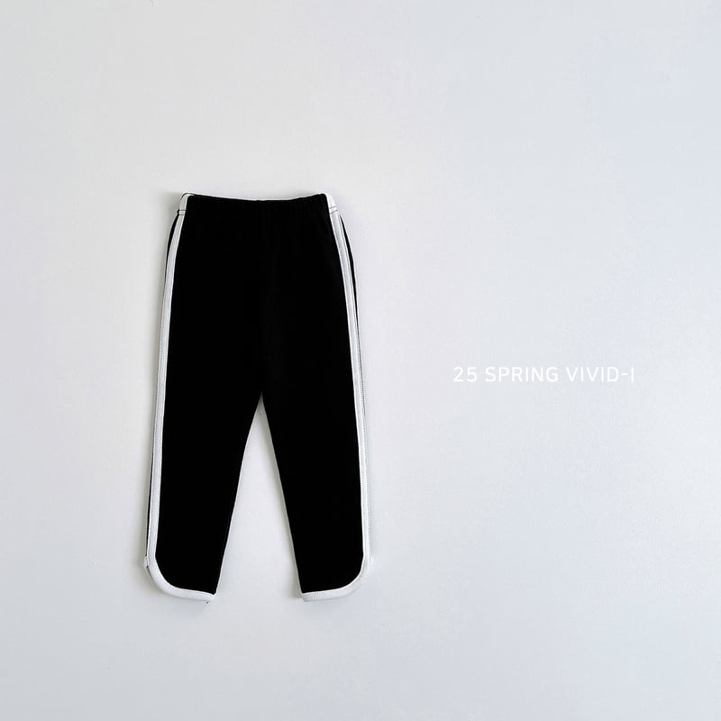 Vivid I - Korean Children Fashion - #kidsstore - Line Leggings - 5