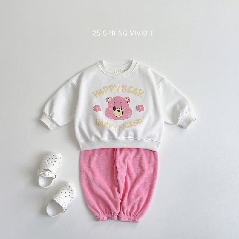 Vivid I - Korean Children Fashion - #kidsstore - Flower Bear Sweatshirts - 7