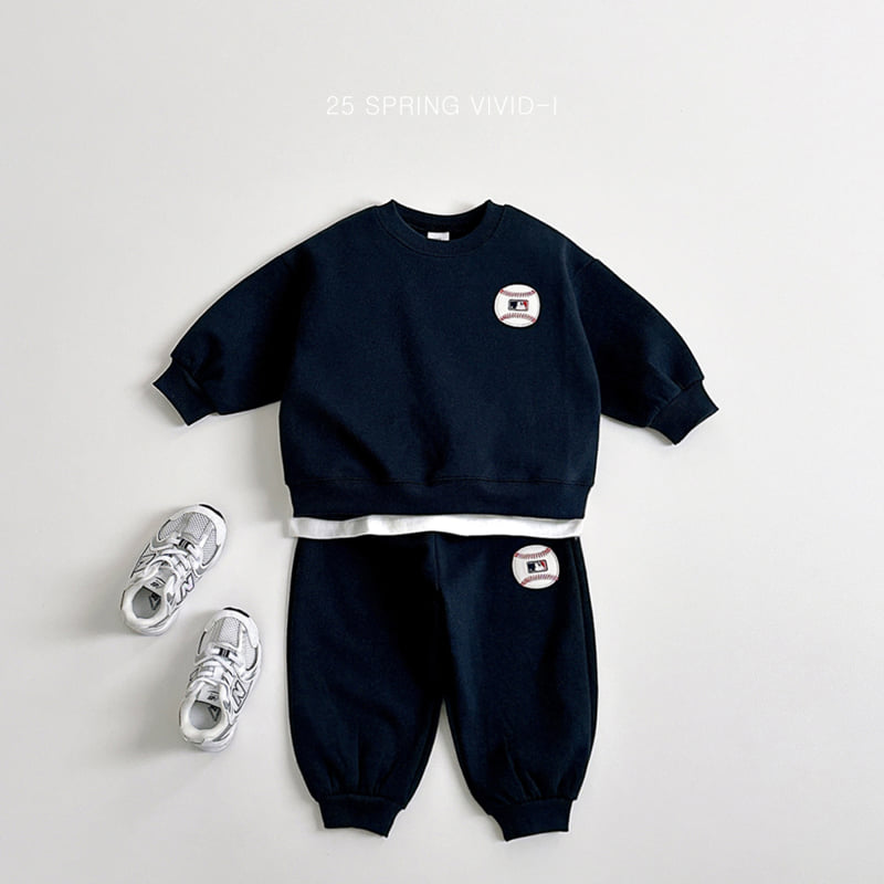 Vivid I - Korean Children Fashion - #kidsstore - Ball Embroidery Top Bottom Set - 6