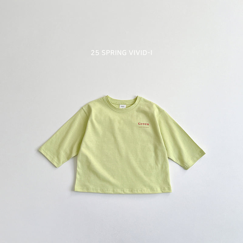 Vivid I - Korean Children Fashion - #kidzfashiontrend - Color Single Tee - 5