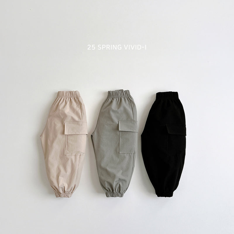 Vivid I - Korean Children Fashion - #kidzfashiontrend - Furada Cargo Jogger Pants - 3