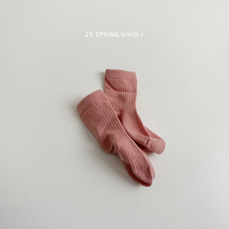 Vivid I - Korean Children Fashion - #kidzfashiontrend - Ribbed Socks - 12