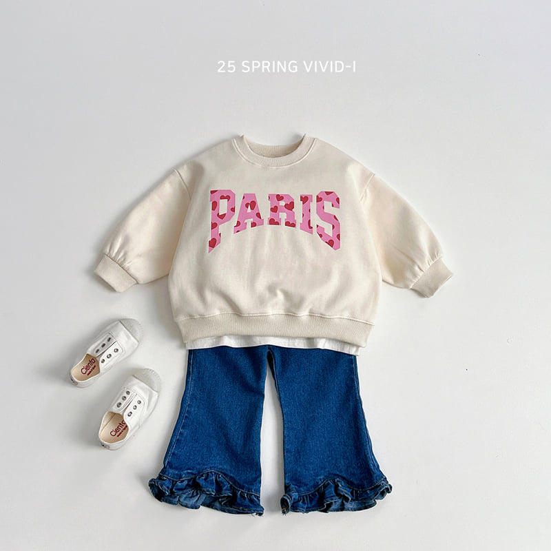 Vivid I - Korean Children Fashion - #kidzfashiontrend - Paris Sweatshirts - 8
