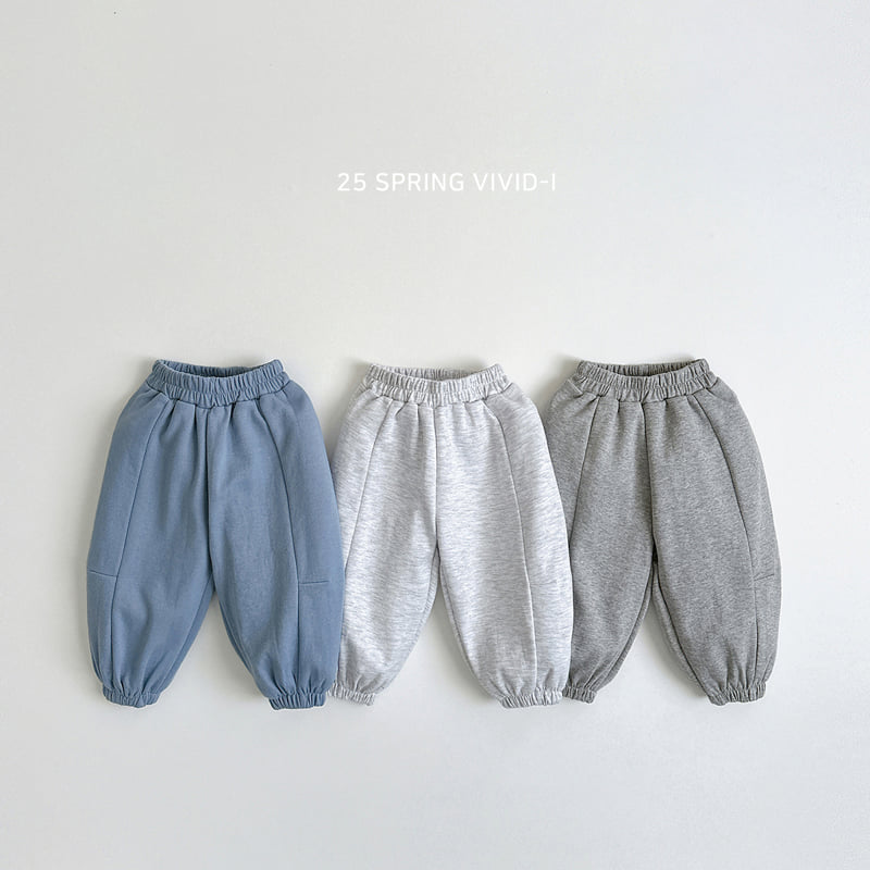 Vivid I - Korean Children Fashion - #kidzfashiontrend - Dart Jogger Pants