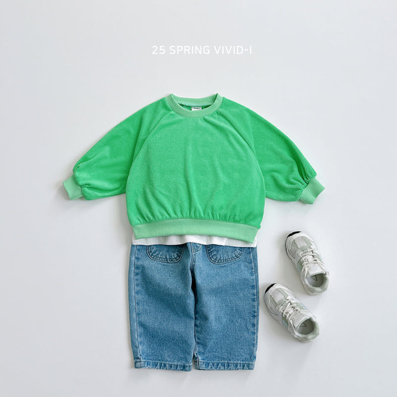 Vivid I - Korean Children Fashion - #kidzfashiontrend - Soft Color Sweatshirts - 12