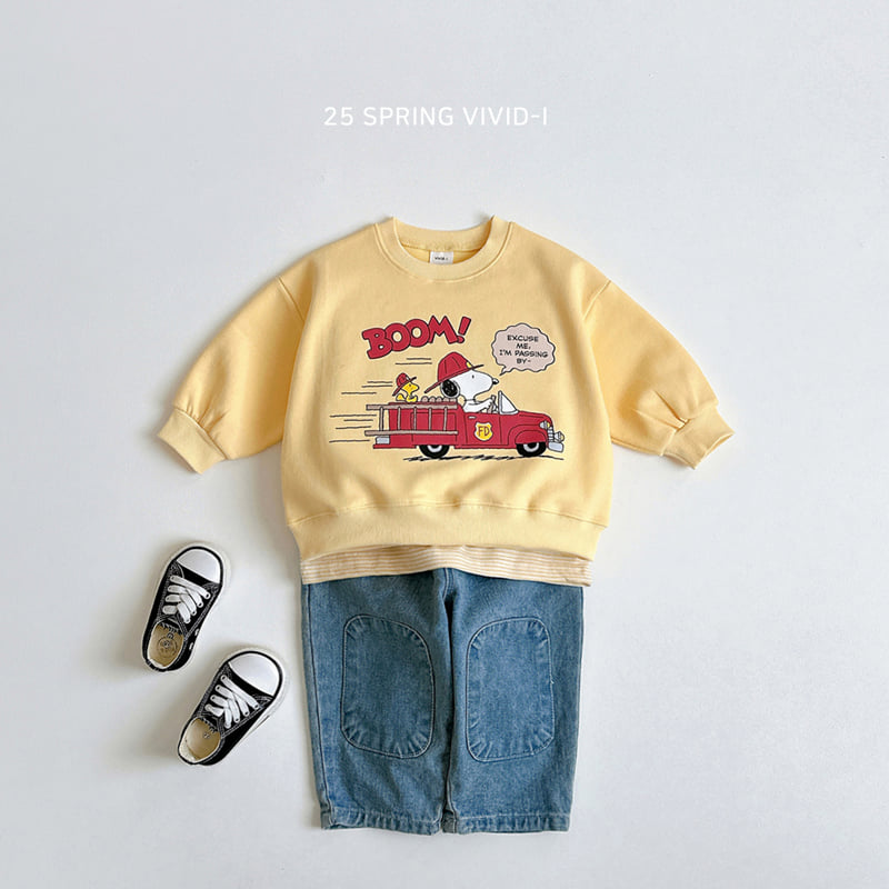 Vivid I - Korean Children Fashion - #kidzfashiontrend - Patch Denim Pants - 8
