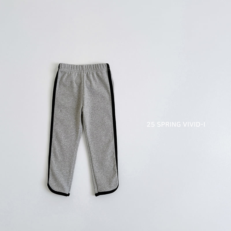 Vivid I - Korean Children Fashion - #kidzfashiontrend - Line Leggings - 6