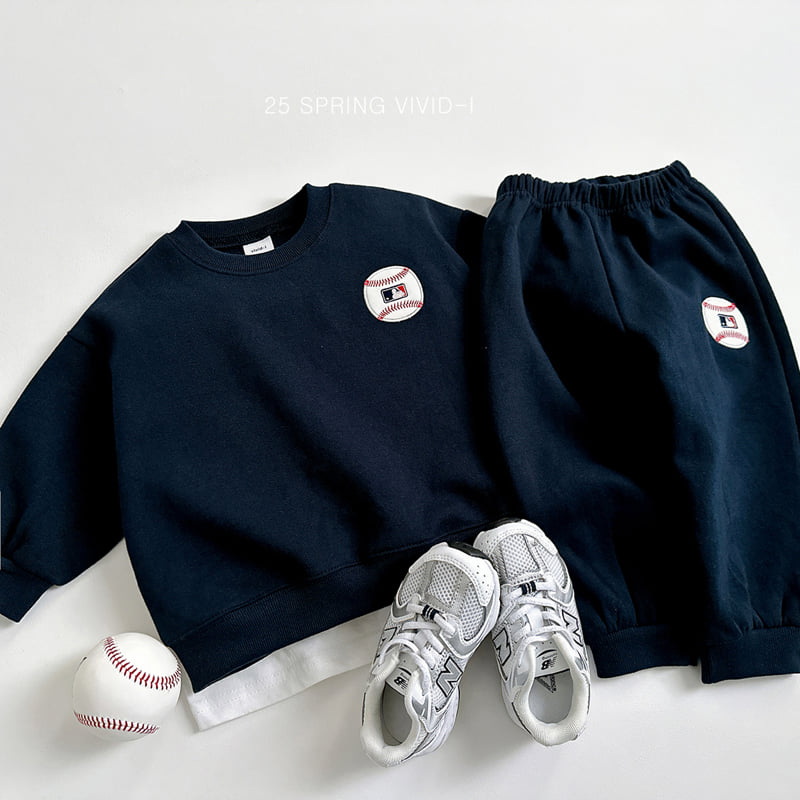 Vivid I - Korean Children Fashion - #kidzfashiontrend - Ball Embroidery Top Bottom Set - 7
