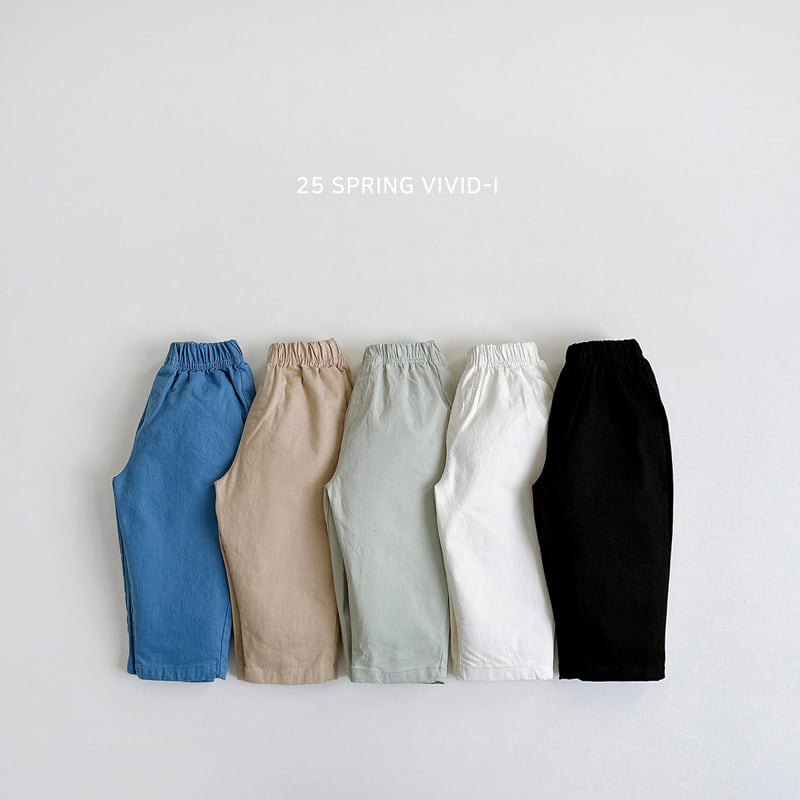 Vivid I - Korean Children Fashion - #littlefashionista - Span Cotton Pants