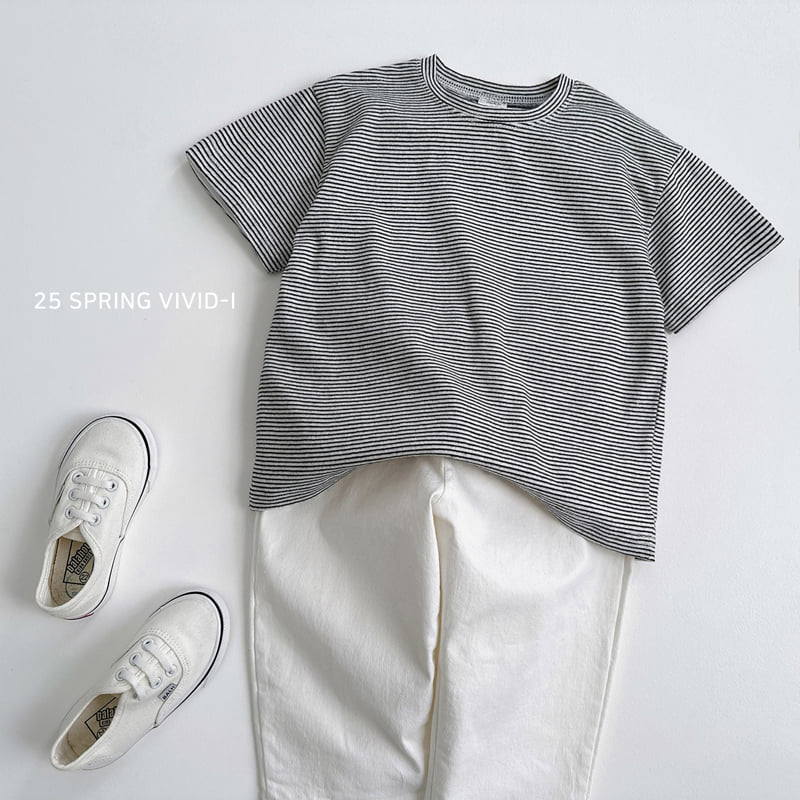 Vivid I - Korean Children Fashion - #littlefashionista - Striped Layered Tee - 7