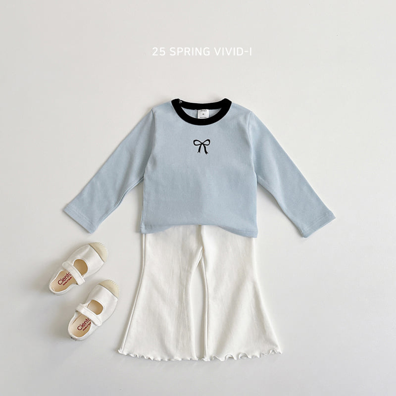 Vivid I - Korean Children Fashion - #littlefashionista - Span Denim Bootcut Pants - 11