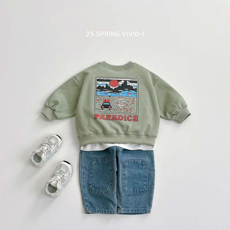 Vivid I - Korean Children Fashion - #littlefashionista - Patch Denim Pants - 10