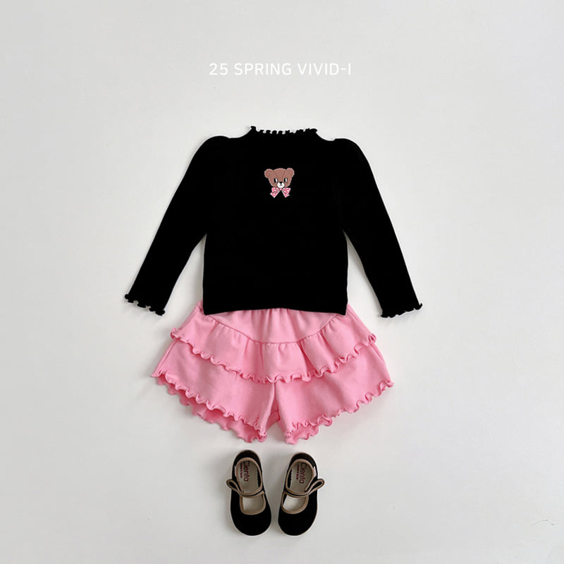 Vivid I - Korean Children Fashion - #littlefashionista - Wave Skirt Pants - 7