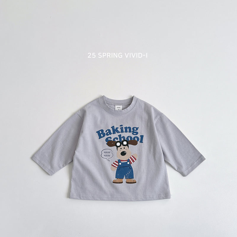 Vivid I - Korean Children Fashion - #littlefashionista - Vintage Dog Tee - 5