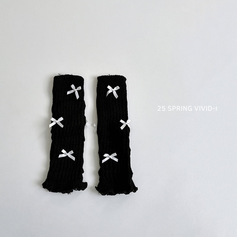 Vivid I - Korean Children Fashion - #Kfashion4kids - Ribbon Knee Warmer - 4