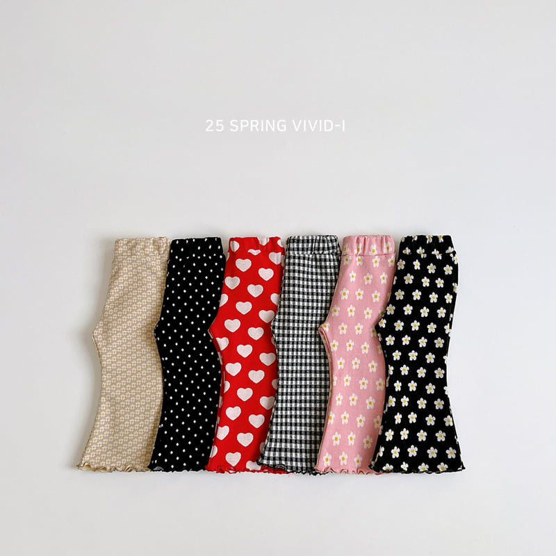 Vivid I - Korean Children Fashion - #littlefashionista - 25 Printed Bootcut Pants