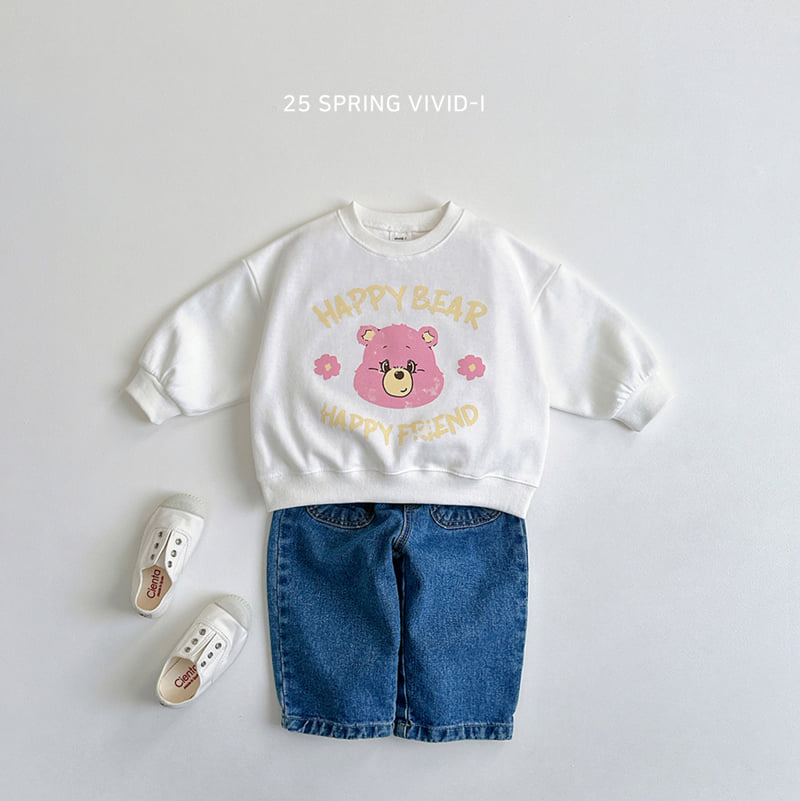 Vivid I - Korean Children Fashion - #littlefashionista - Flower Bear Sweatshirts - 10