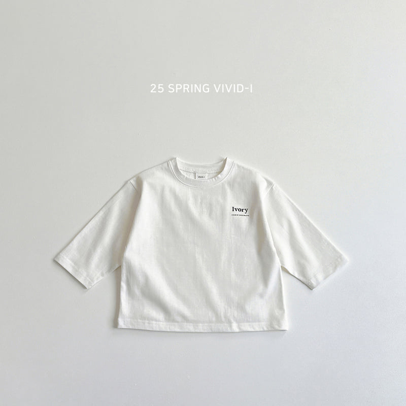 Vivid I - Korean Children Fashion - #magicofchildhood - Color Single Tee - 8