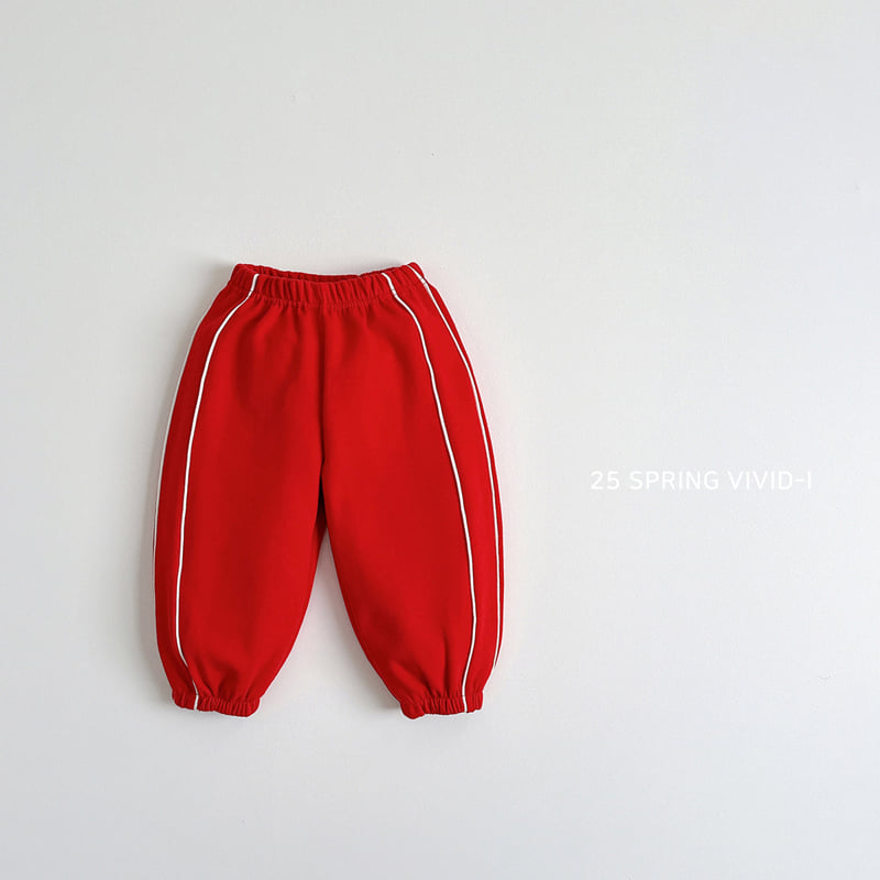 Vivid I - Korean Children Fashion - #magicofchildhood - Strap Training Jogger Pants - 3
