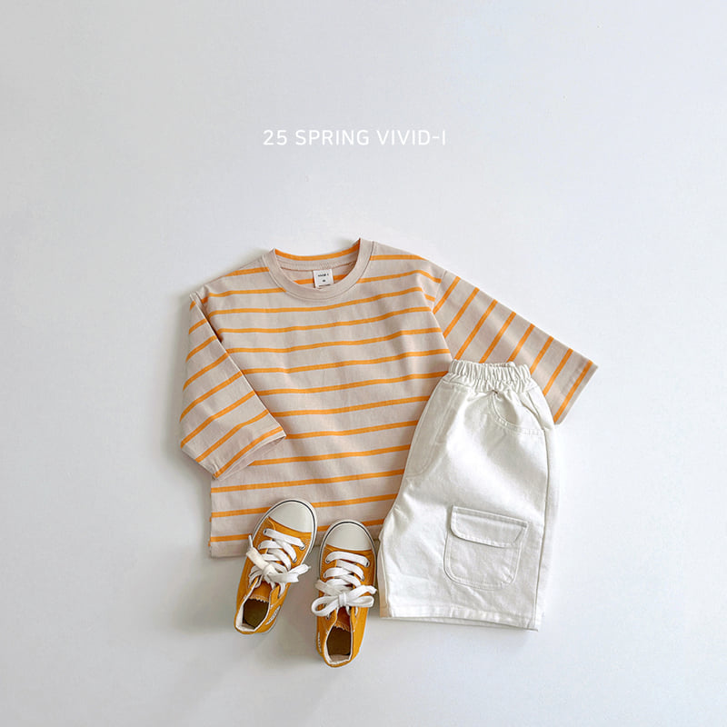 Vivid I - Korean Children Fashion - #magicofchildhood - Cotton Pocket Shorts - 11