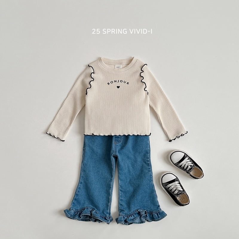 Vivid I - Korean Children Fashion - #magicofchildhood - Bonjour Wing Tee - 10